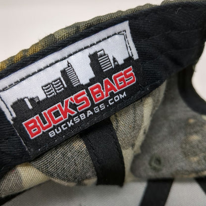 Buck's Bags Baseball Cap Green One Size The Other Guys Auto Sales Camo Hat
