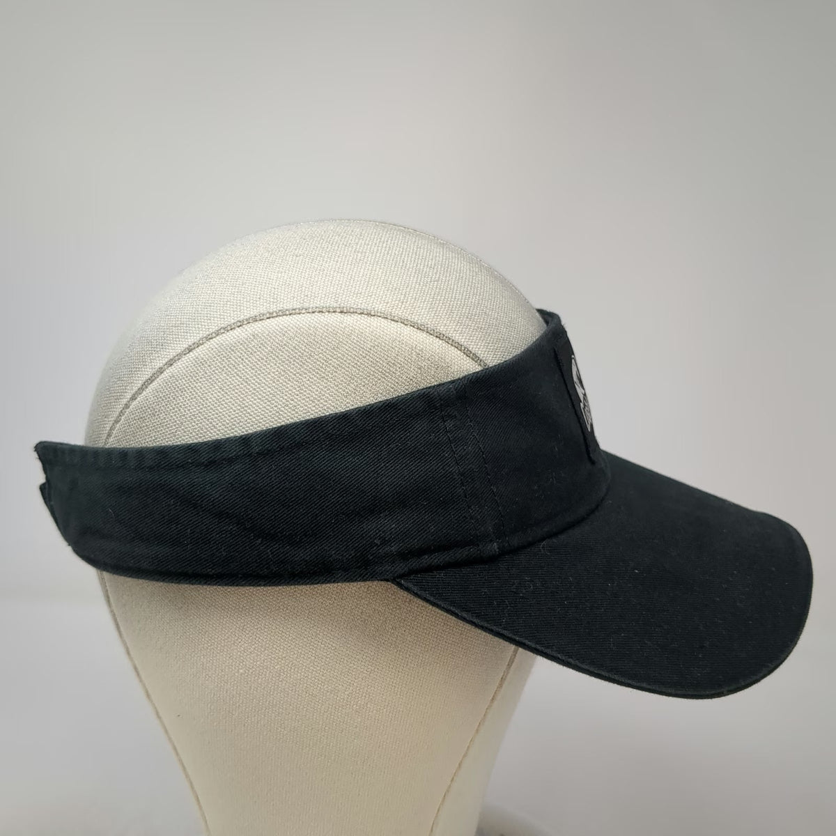 Sportsman Visor Black One Size Costa Vida Wave Logo Strapback Cotton Casual Hat
