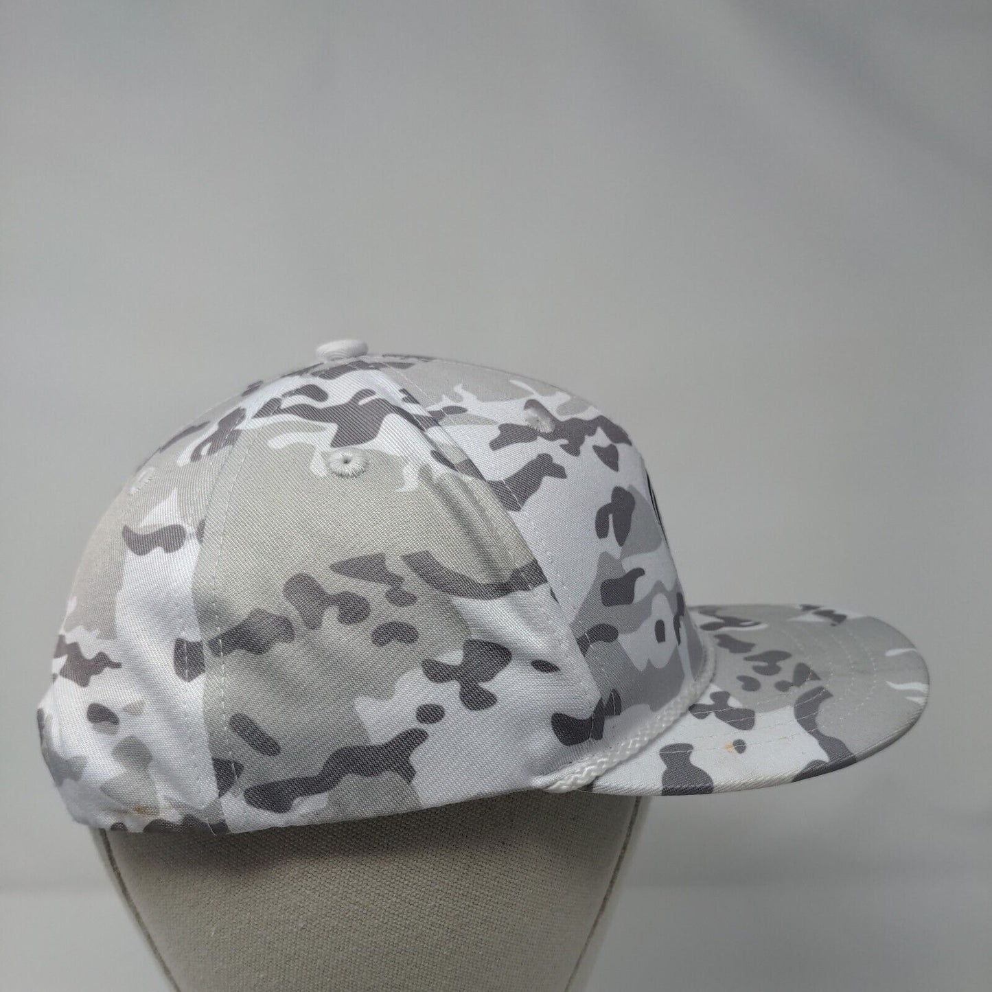Cash & Co. Snapback Hat Camouflage M/L Adjustable Embroidered 6 Panel Rope
