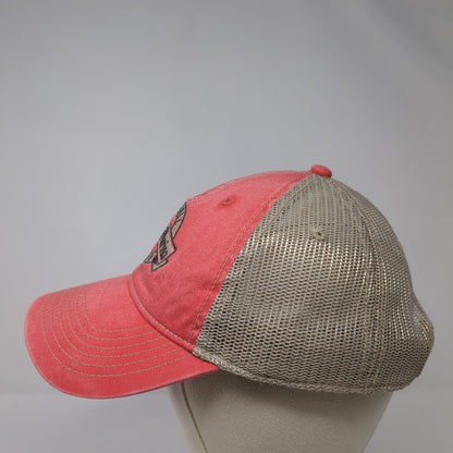 Mile High Marina McCall Idaho Snapback Trucker Hat Pink OS Classic Cut Ahead