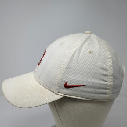 Stanford Cardinal NCAA Nike Cap White Red One Size Strapback Hat Swoosh Logo