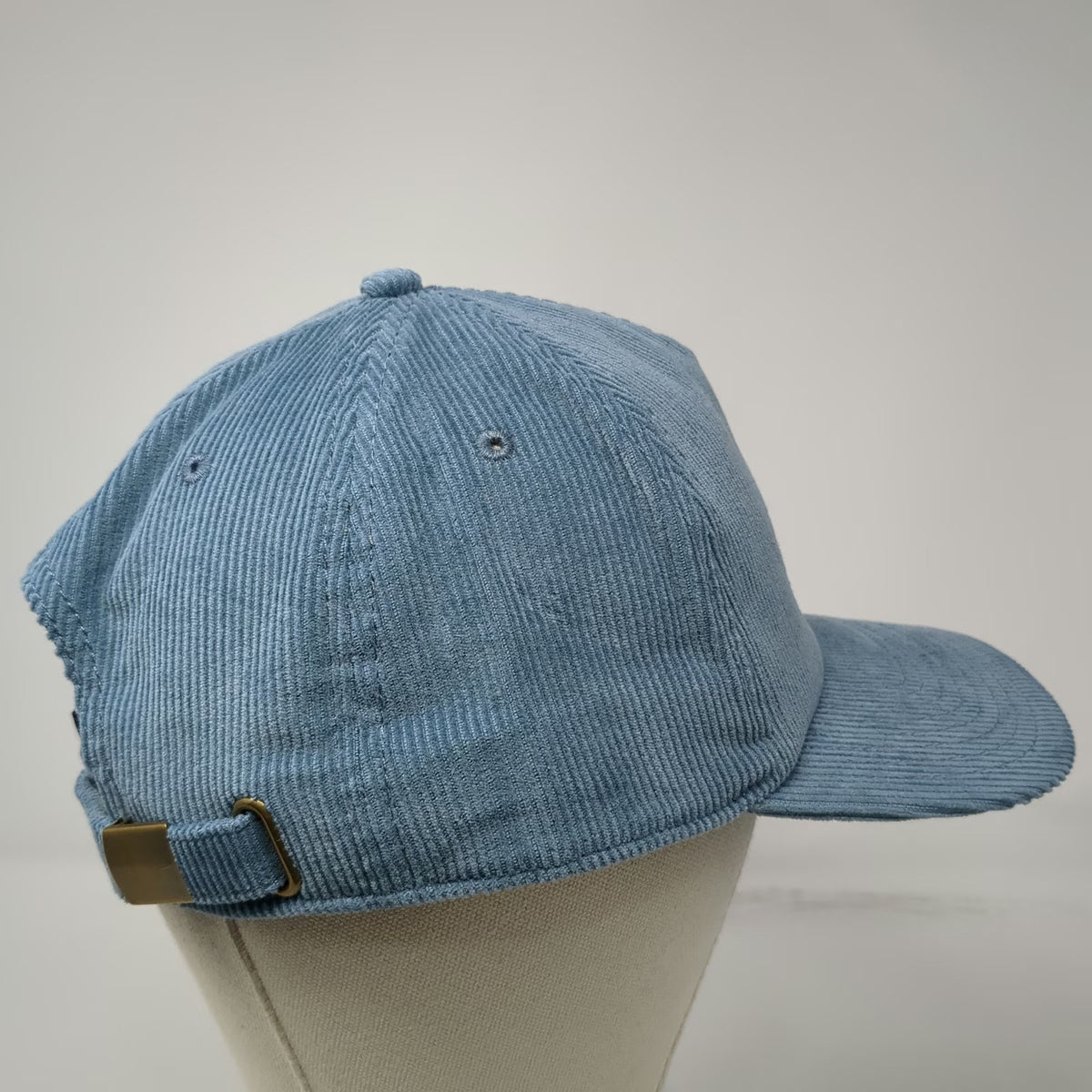 Poncho Outdoors Trucker Blue One Size Corduroy Tarpon Fish Hat Slideback