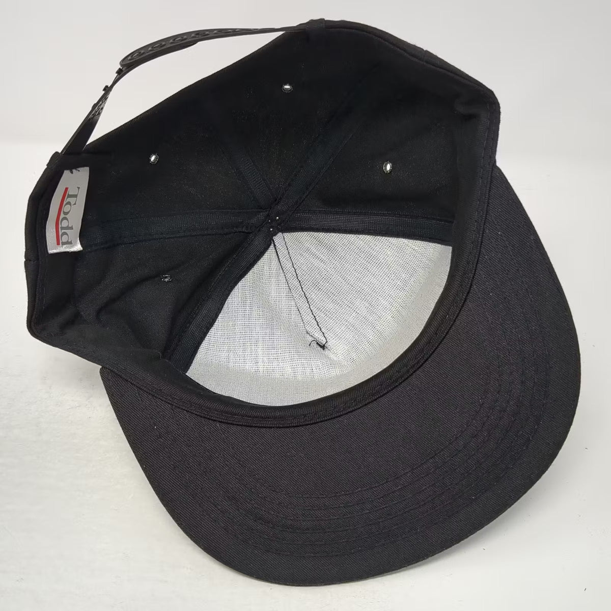 Todd Airborne Express 5 Panel Black Hat One Size Snapback Patch Embroidered