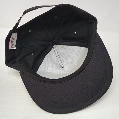 Todd Airborne Express 5 Panel Black Hat One Size Snapback Patch Embroidered
