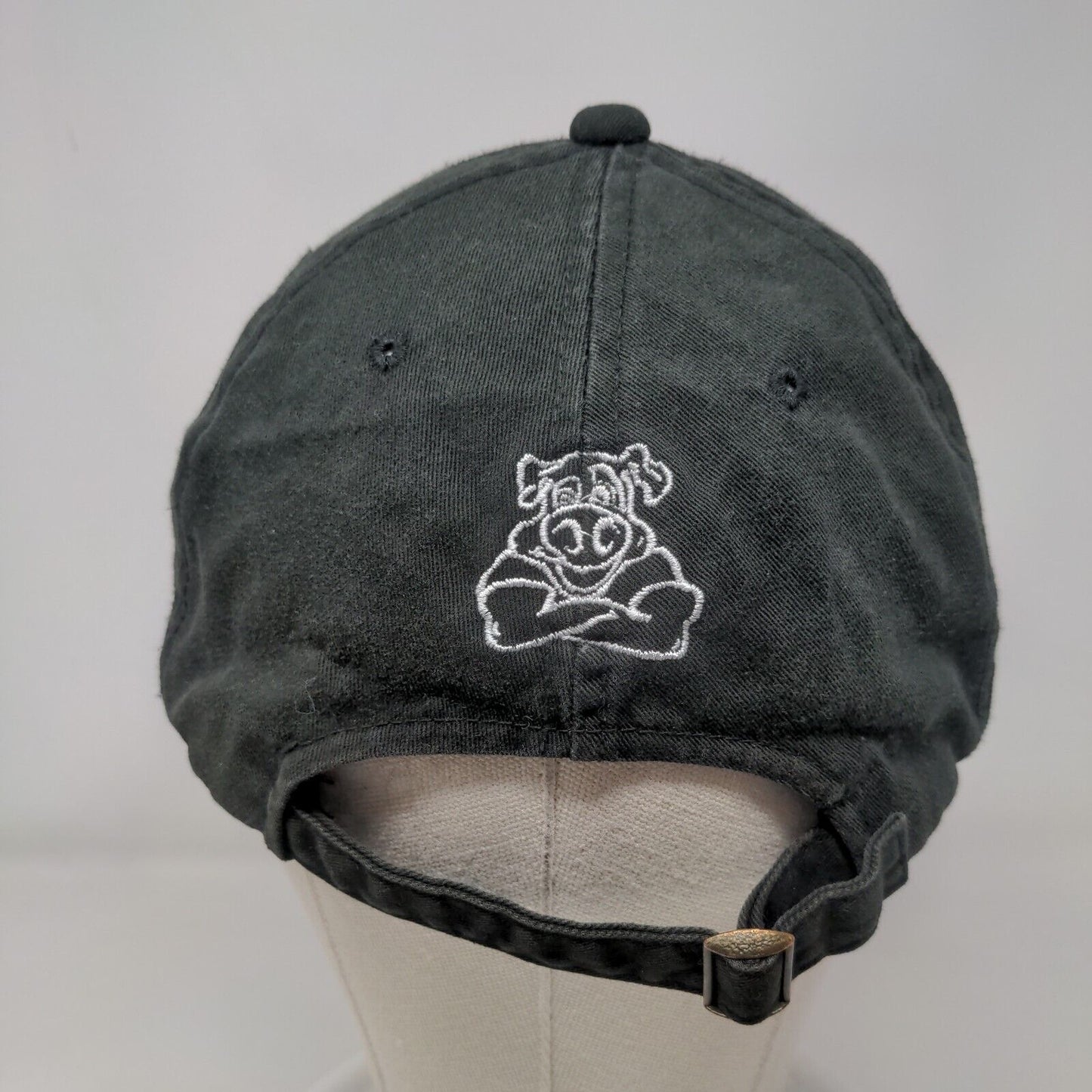 ShedHed Slideback Hat Black OSFM Adjustable Embroidered Vent Holes