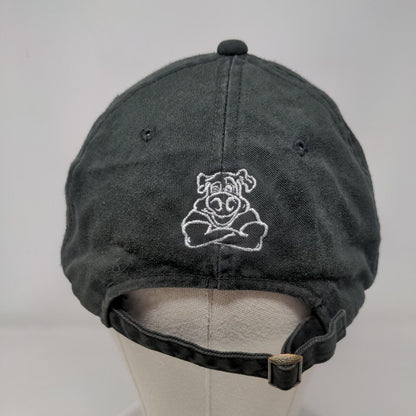ShedHed Slideback Hat Black OSFM Adjustable Embroidered Vent Holes