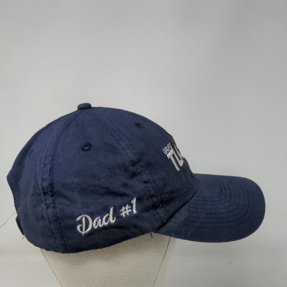 Grupo TLA Logistics Dad #1 Strapback Hat Blue One Size Embroidered Nissin Cap