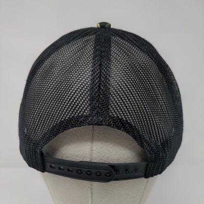 Mission43 Patch Snapback Mesh Back Trucker Hat Camo One Size 6 Panel