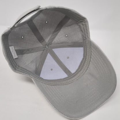 Old School Heat & Cool LLC Strapback Hat Gray One Size Adjustable 6 Panel