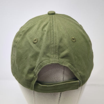 Puma Baseball Cap Green One Size Embroidered Logo Strapback Athletic Sports Hat