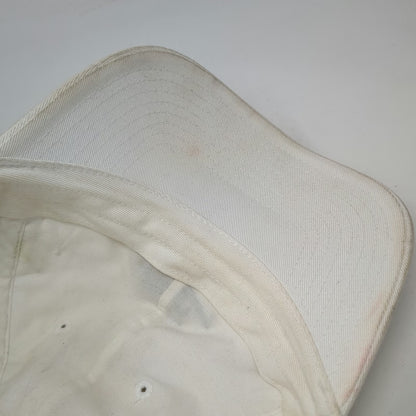 Nike Baseball Cap White Slideback Cotton Embroidered Swoosh Logo Adjustable Hat