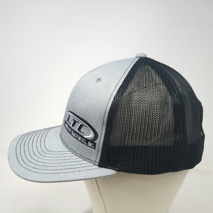 Richardson Trucker Hat Gray One Size LTC Lawrence Tractor Co Model 112 Snapback