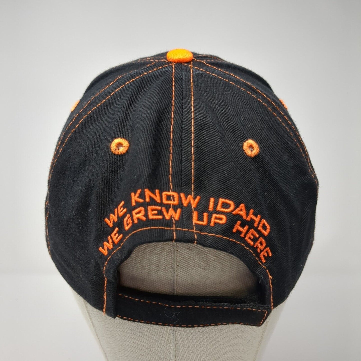 Idaho Farm Bureau Ins. Strapback Hat Black One Size Embroidered Solid