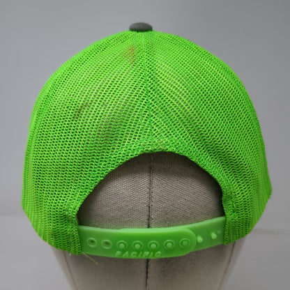 Pacific Headwear Trucker Hat Gray Green One Size Rose Stay Green Inc Snapback