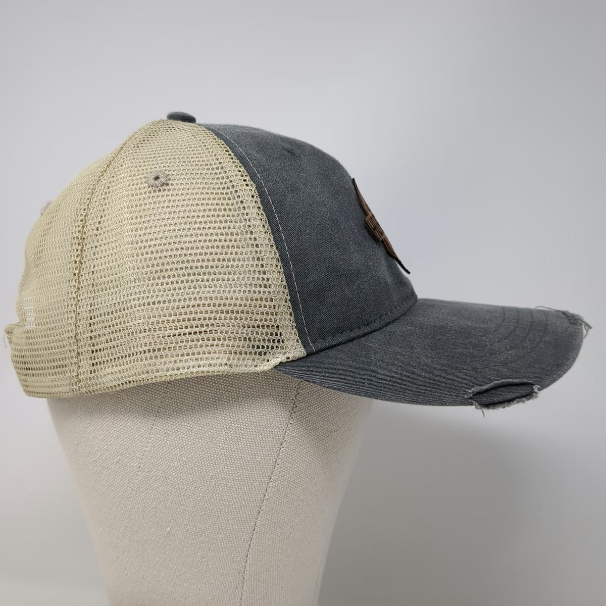 Adams Trucker Hat Gray One Size God's Pit Crew Hope Help Restoration Snapback