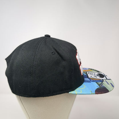 Bioworld Snapback Black One Size SpongeBob DoodleBob Me Hoy Minoy Graphic Hat