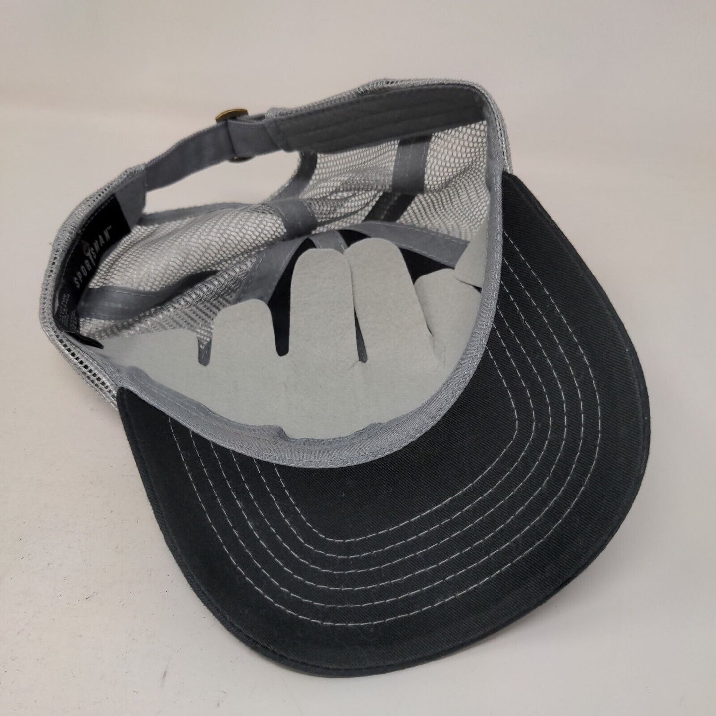 Sportsman Men's Slideback Mesh Back Hat Black Mullins Towing & Tire Graphic Logo