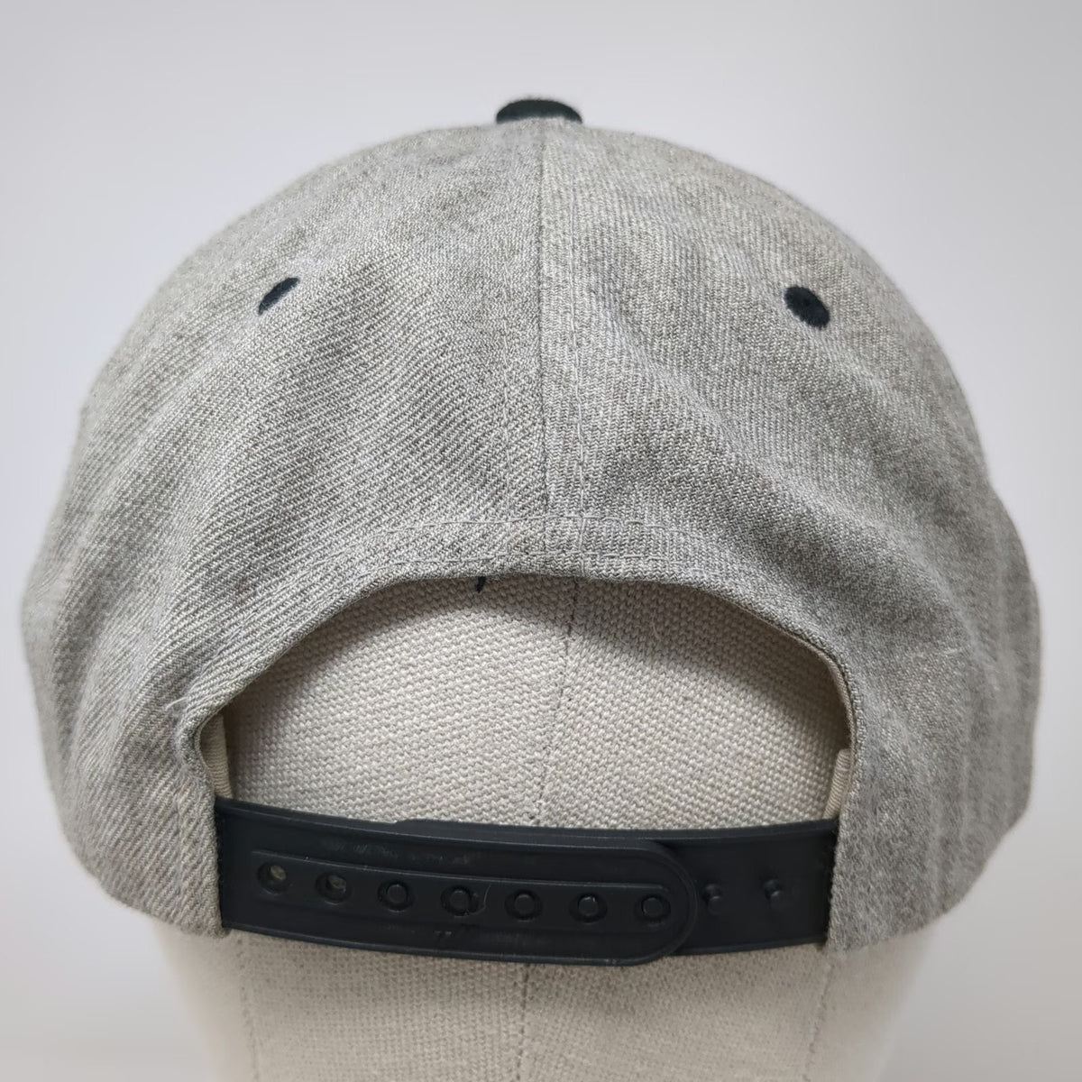 Yupoong Snapback Hat Gray Black One Size Toobs Distribution Flat Brim Green