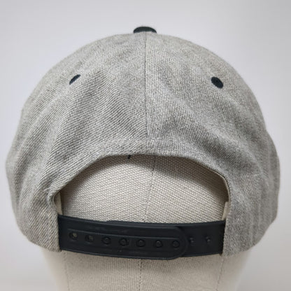 Yupoong Snapback Hat Gray Black One Size Toobs Distribution Flat Brim Green
