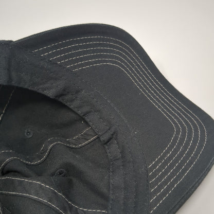 Unbranded Slideback Hat Black One Size Solid Blank Vent Holes Outdoor