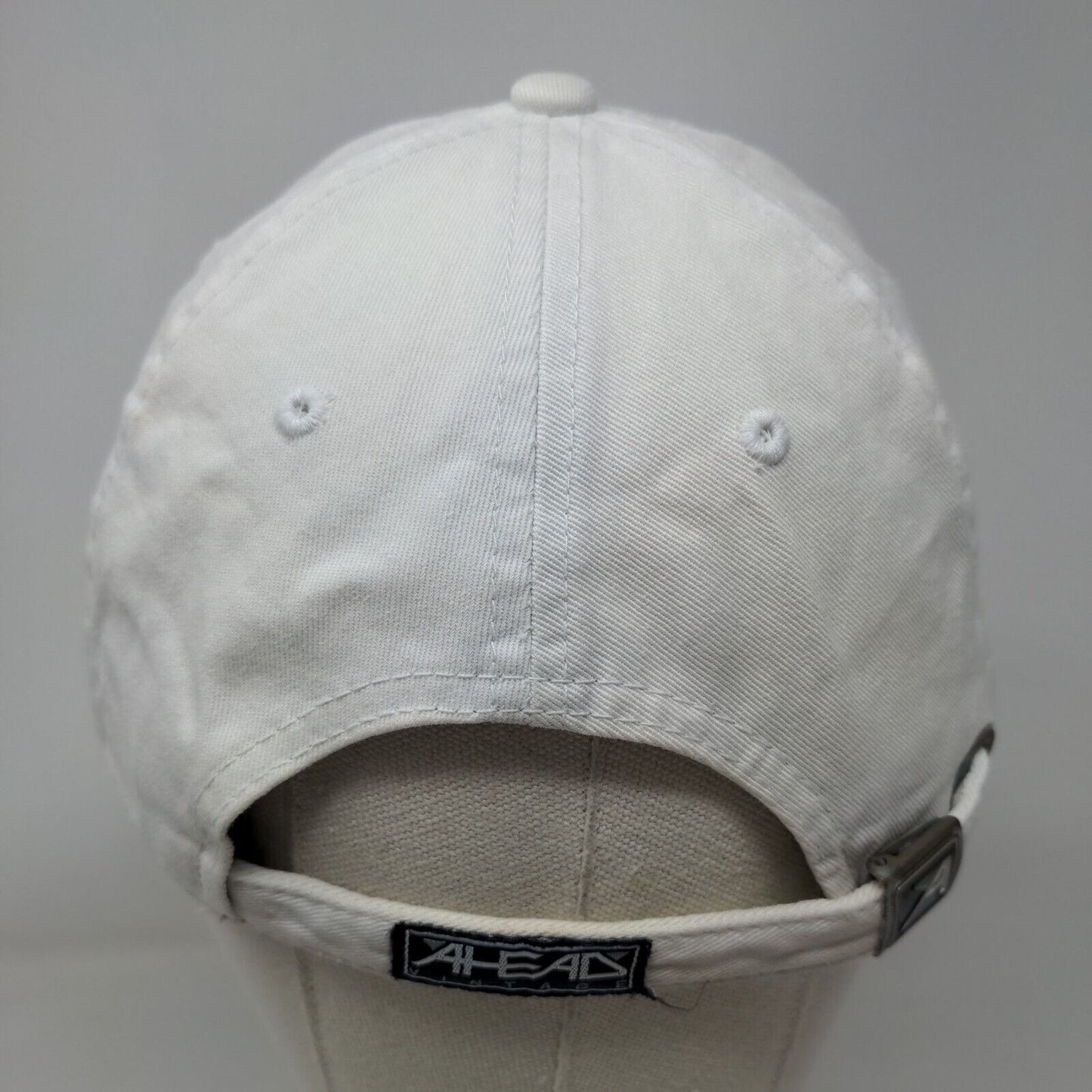 Bent Creek Slideback Hat White Classic Cut Embroidered Ahead Vintage