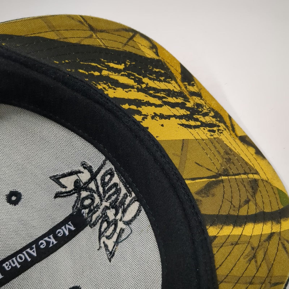 RKD Co. Snapback Black OSFM Hawaii Flag Kona Town Hat Cotton Embroidered Logo