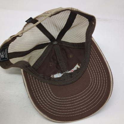 Outdoor Cap Trucker Hat Brown One Size Mesh Back Snapback Rogue Fitness Logo Hat