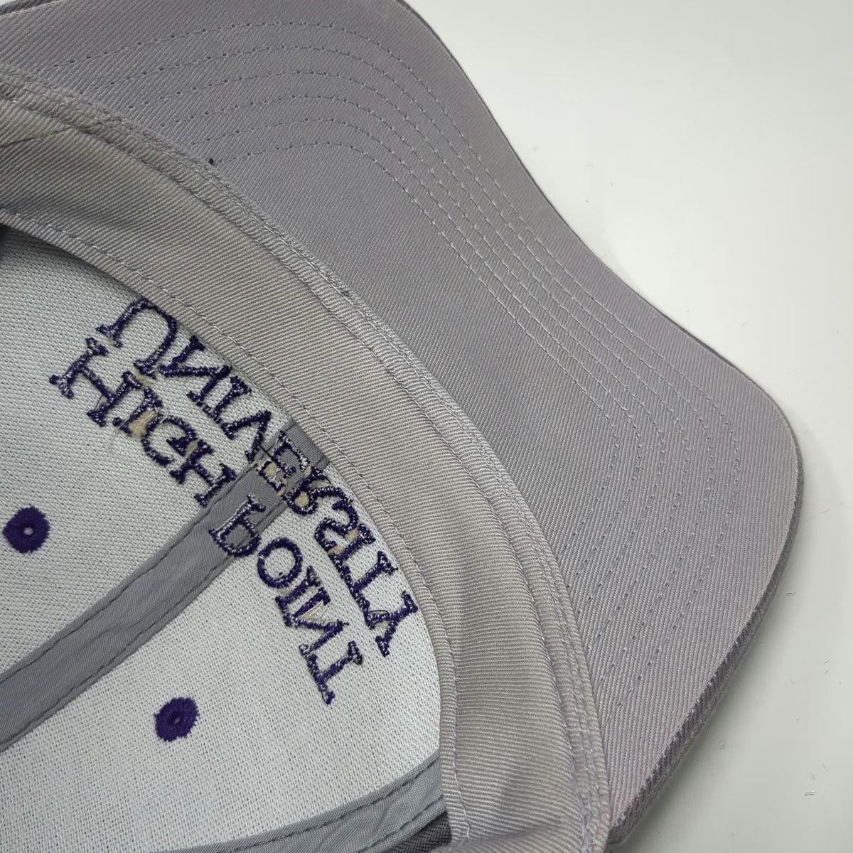 Captivating High Point University NCAA Gray One Size Baseball Cap Strapback Hat