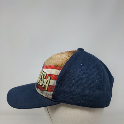 American Flag Eagle Snapback Hat Multicolor OSFA Embroidered Patriotic Pit Bull