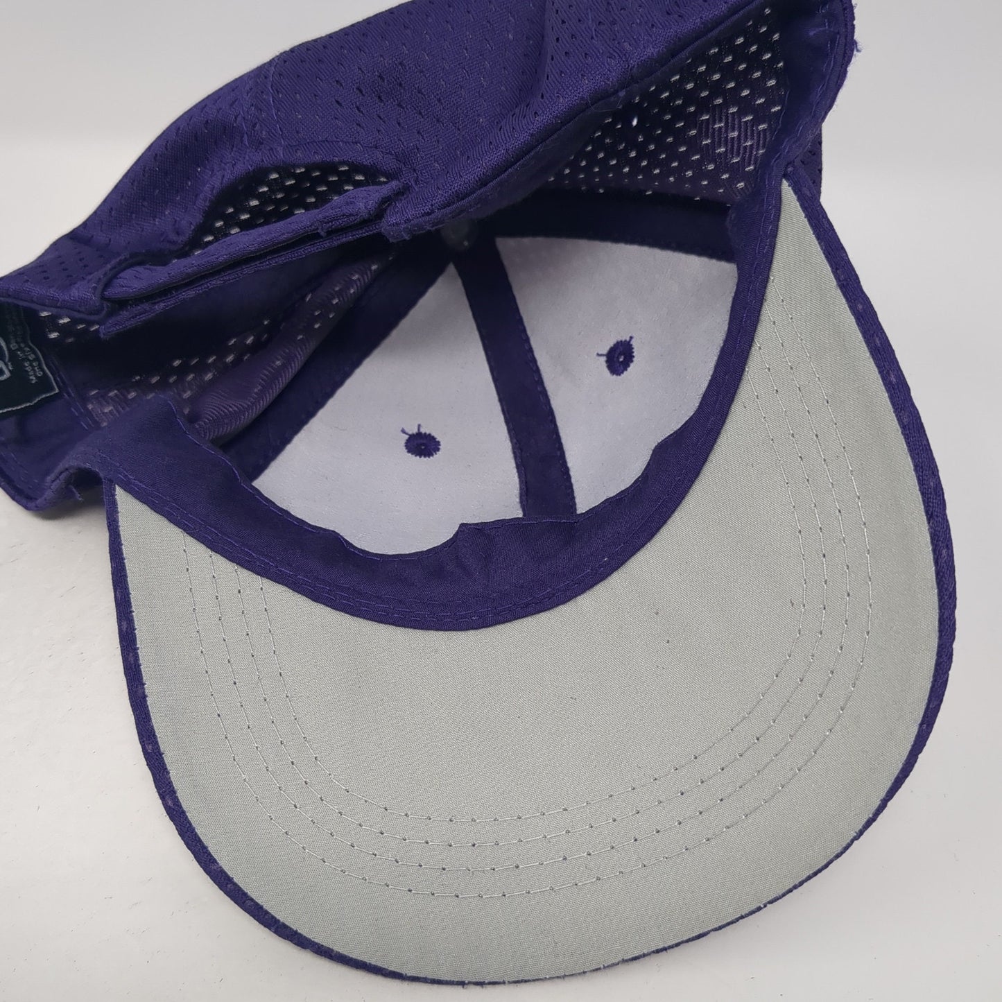 Outdoor Cap Strapback Baseball Cap Purple One Size Adjustable 6 Panel Blank