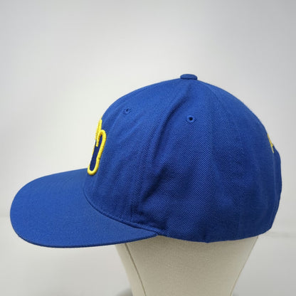 Yupoong Snapback Blue Hat One Size Unofish Logo Green Underbrim Acrylic Wool