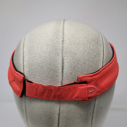 Nike Visor Red One Size Hat Dri-FIT Featherlight Performance Golf Tennis Sport