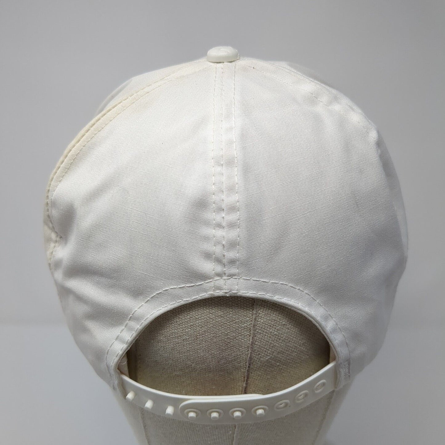 ITT A-C Pump Snapback Hat White One Size Solid Adjustable Embroidered