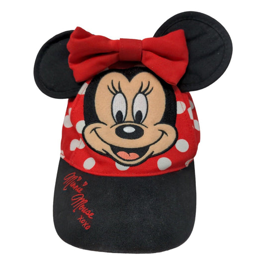 Disney Parks Girls Toddler Stretchy Hat Minnie Mouse Multicolor Ears Embroidered