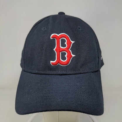 New Era Men's Strapback Hat Blue OSFM Embroidered Boston Red Sox Logo 9Forty