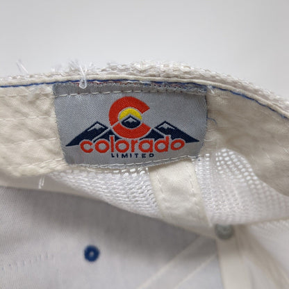 Colorado Limited Snapback Trucker Hat Blue OS Adjustable Embroidered Mesh Back