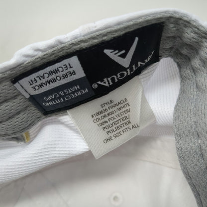 Antigua Baseball Cap White One Size Maugel Architects Performance Strapback Hat