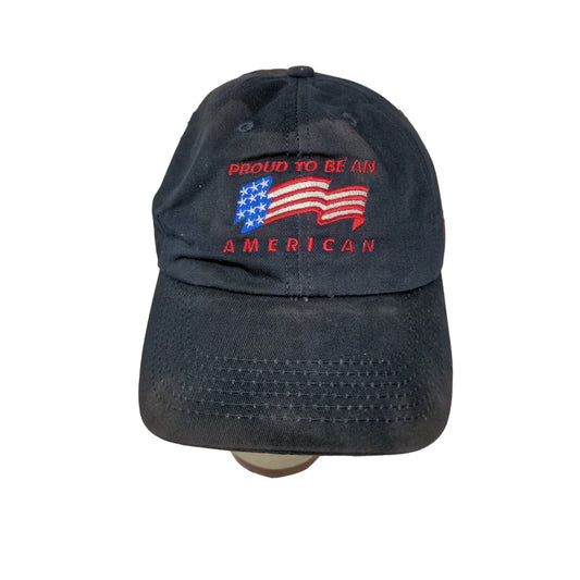 Vintage Allison Transmission Proud to Be an American Patriotic Strapback Hat