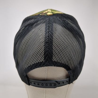 Mission43 Patch Snapback Trucker Hat Camo OSFA Mesh Back Adjustable