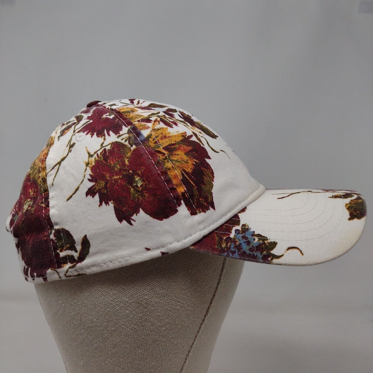 Unbranded Strapback Hat Multicolor OSFM Adjustable Floral 6 Panel