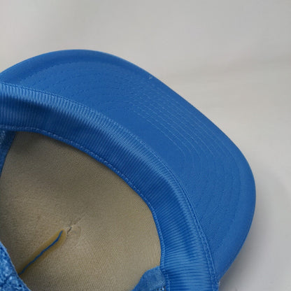 Ideal Plumbing Co. Snapback Rope Trucker Hat Blue One Size Mesh Back
