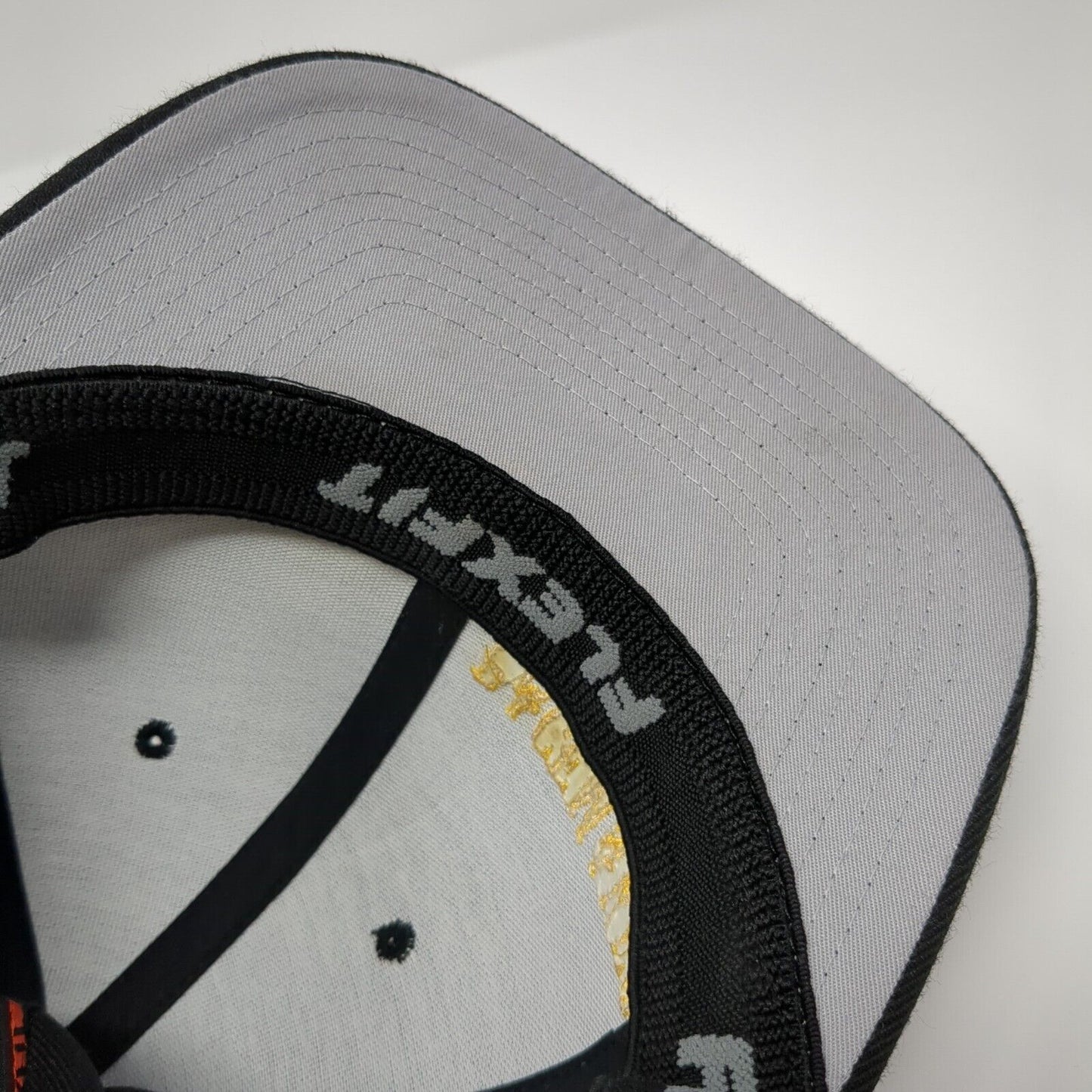Pacemaker Fitted Hat Black S-M Embroidered Flexfit Yupoong 6 Panel