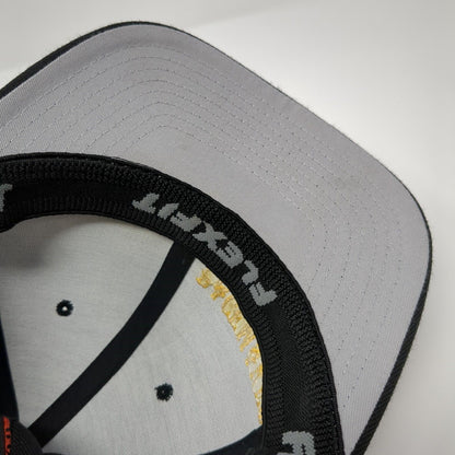 Pacemaker Fitted Hat Black S-M Embroidered Flexfit Yupoong 6 Panel