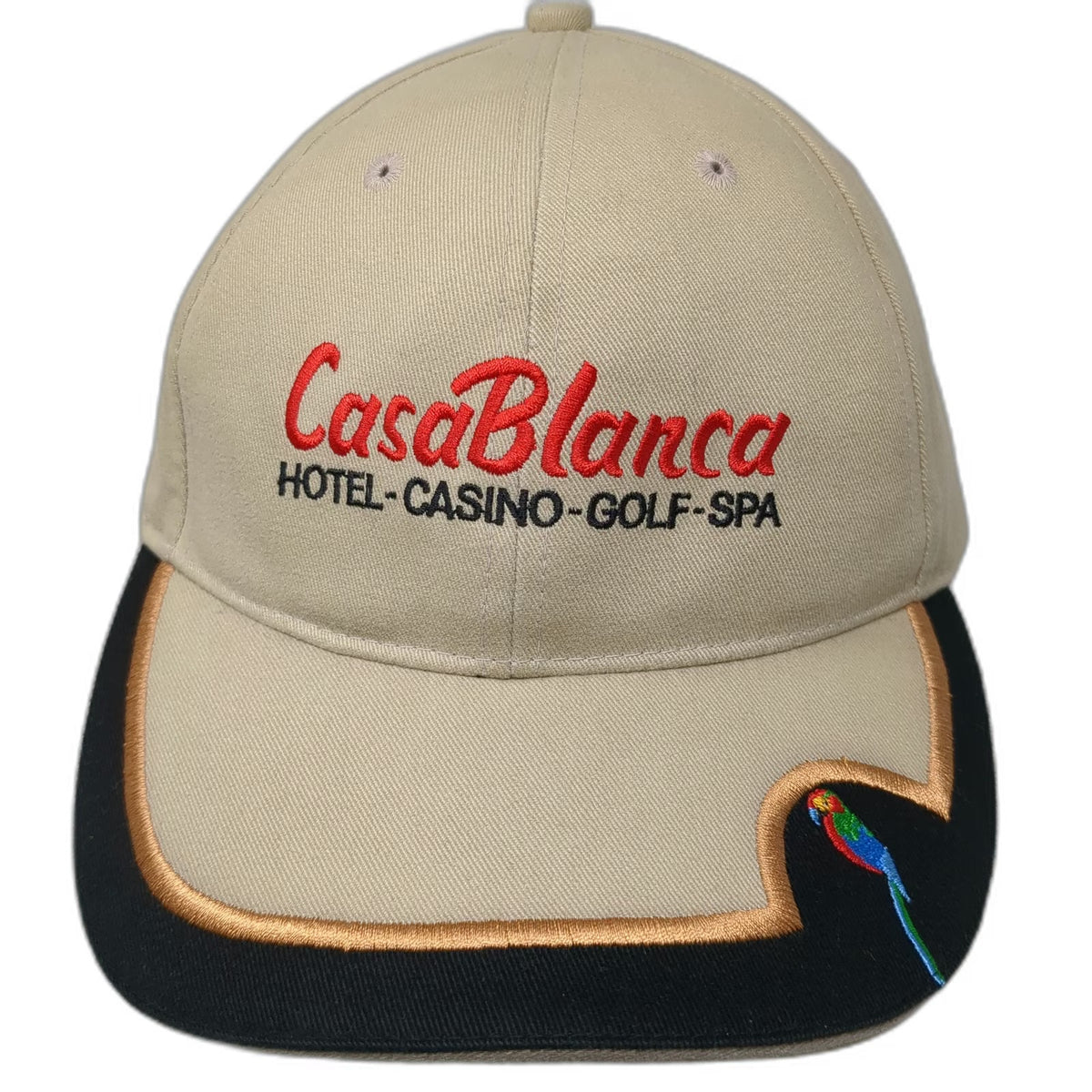 CasaBlanca Hotel Casino Golf Spa Baseball Cap Beige One Size Mesquite Nevada Hat
