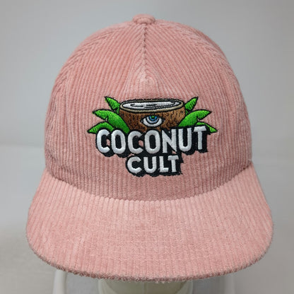 Weld 5 Panel Pink One Size Corduroy Slideback Hat Coconut Cult Graphic Cotton