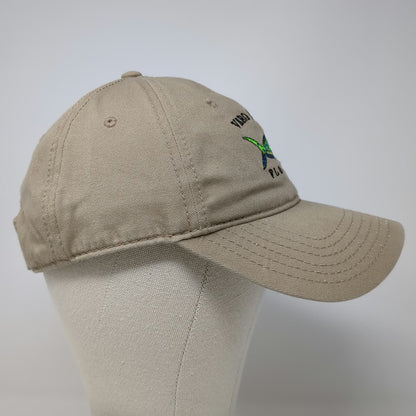 camp david Baseball Cap Beige One Size Vero Beach Florida Mahi Fish Cotton hat