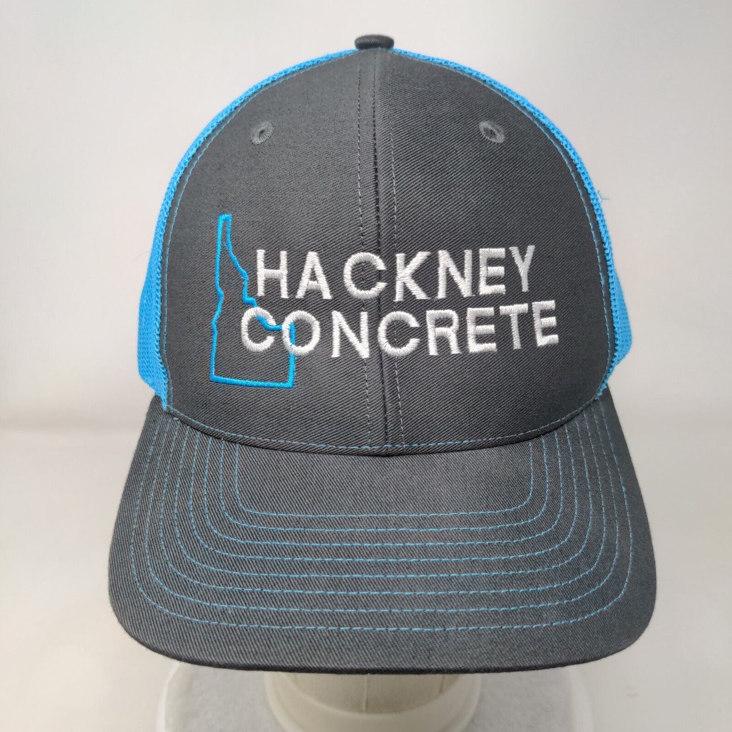 Hackney Concrete Snapback Trucker Hat Multicolor One Size Mesh Back