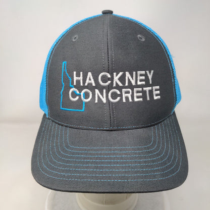 Hackney Concrete Snapback Trucker Hat Multicolor One Size Mesh Back