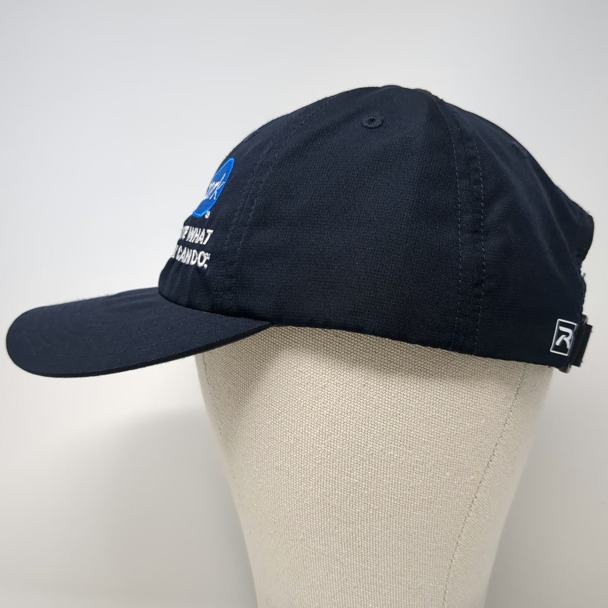 Richardson Baseball Cap Blue L Taste What Pork Can Do Polyester Slideback Logo