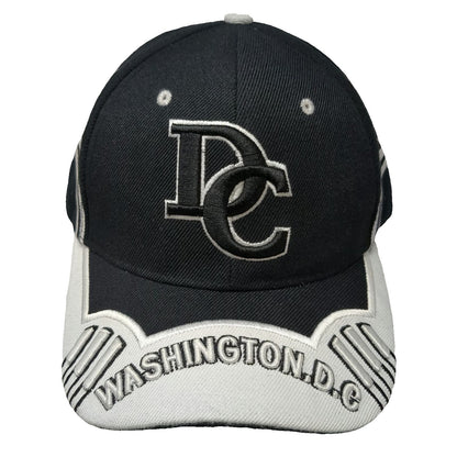 City Hunter Baseball Cap Black One Size Washington DC Embroidered Strapback Hat